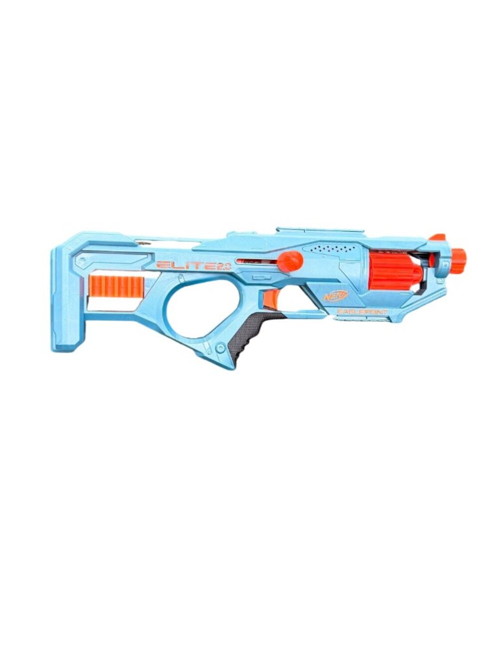 NERF Elite 2.0 Eaglepoint RD-8 Blaster Toy Gun 2020 Hasbro Blue & Orange